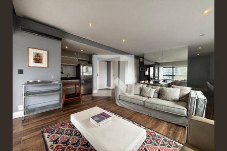 Sala de apartamento para alugar com 1 quarto, 89m² em Vila Olímpia, São Paulo