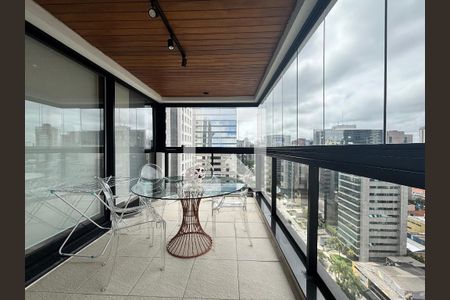 Varanda de apartamento para alugar com 1 quarto, 89m² em Vila Olímpia, São Paulo