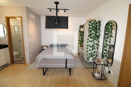Quarto / Cozinha de apartamento para alugar com 1 quarto, 40m² em Altos do Esplanada, São José dos Campos