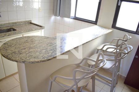 Cozinha de apartamento para alugar com 1 quarto, 70m² em Jardim Iraja, Ribeirão Preto