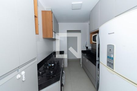 Cozinha de apartamento para alugar com 2 quartos, 55m² em Cabral, Contagem