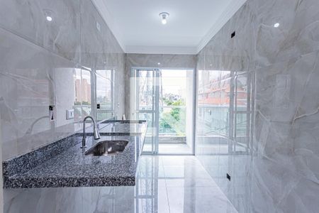 Cozinha e Área de Serviço de apartamento para alugar com 2 quartos, 53m² em Vila Arcadia, São Paulo