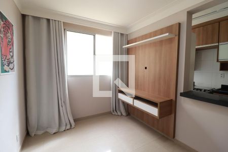 Sala de apartamento para alugar com 2 quartos, 46m² em Parque Residencial Lagoinha, Ribeirão Preto