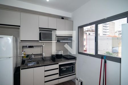 Sala/Cozinha de apartamento à venda com 1 quarto, 26m² em Bela Vista, São Paulo