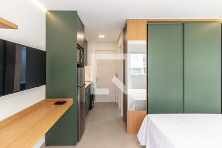 Studio de kitnet/studio para alugar com 1 quarto, 21m² em República, São Paulo