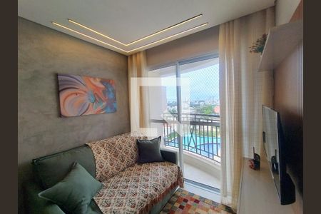 Sala  de apartamento para alugar com 2 quartos, 45m² em Vila Caminho do Mar, São Bernardo do Campo