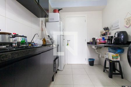 Sala e Cozinha de apartamento à venda com 1 quarto, 33m² em Vila Ré, São Paulo