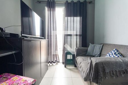 Sala e Cozinha de apartamento à venda com 1 quarto, 33m² em Vila Ré, São Paulo
