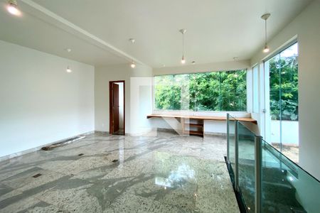 Sala de Estar cobertura de casa para alugar com 4 quartos, 366m² em Cidade Jardim Taquaril, Belo Horizonte