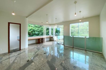 Sala de Estar cobertura de casa para alugar com 4 quartos, 366m² em Cidade Jardim Taquaril, Belo Horizonte