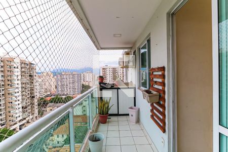 Varanda da Sala de apartamento para alugar com 3 quartos, 85m² em Todos Os Santos, Rio de Janeiro