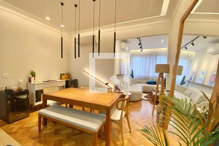 Sala de jantar  de apartamento para alugar com 3 quartos, 110m² em Copacabana, Rio de Janeiro