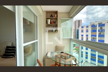 Varanda de apartamento para alugar com 1 quarto, 39m² em Pinheiros, São Paulo