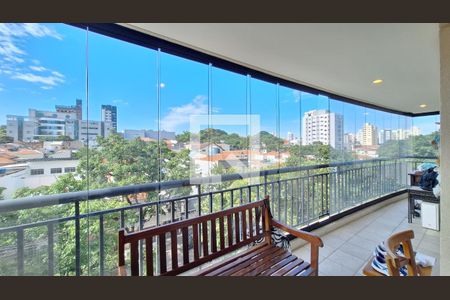 Varanda de apartamento à venda com 3 quartos, 168m² em Vila Romana, São Paulo