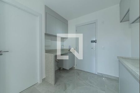 Sala/Cozinha  de apartamento para alugar com 1 quarto, 27m² em Campo Belo, São Paulo