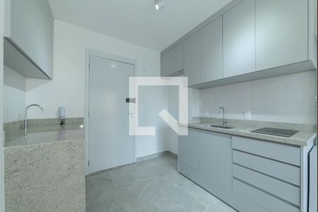 Sala/Cozinha  de apartamento para alugar com 1 quarto, 27m² em Campo Belo, São Paulo