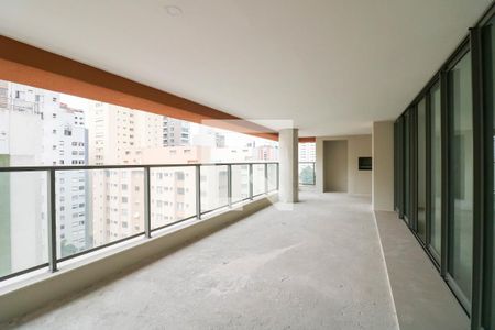 Varanda de apartamento para alugar com 4 quartos, 205m² em Cidade Monções, São Paulo