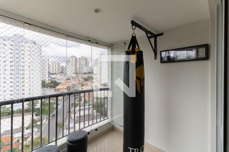 Varanda da Sala de apartamento à venda com 3 quartos, 80m² em Vila Gumercindo, São Paulo