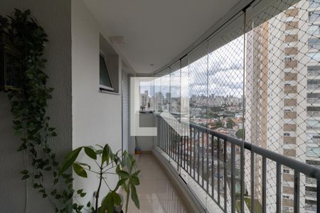 Varanda da Sala de apartamento à venda com 3 quartos, 80m² em Vila Gumercindo, São Paulo