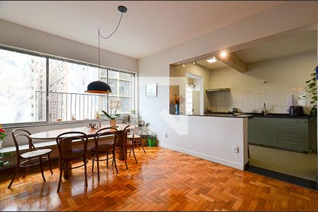 Sala Ambientes de apartamento à venda com 3 quartos, 129m² em Centro, Belo Horizonte