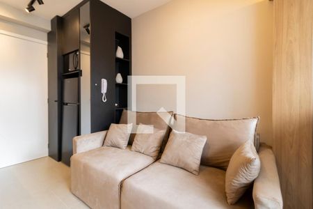 Sala de apartamento para alugar com 1 quarto, 26m² em Vila Olímpia, São Paulo