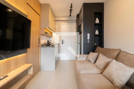 Sala de apartamento para alugar com 1 quarto, 26m² em Vila Olímpia, São Paulo