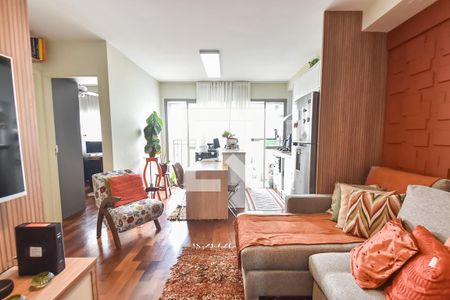 Sala de apartamento à venda com 1 quarto, 50m² em Jardim da Gloria, São Paulo