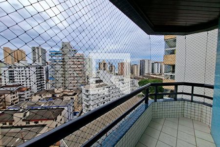 Sacada Sala de apartamento para alugar com 4 quartos, 190m² em Guilhermina, Praia Grande