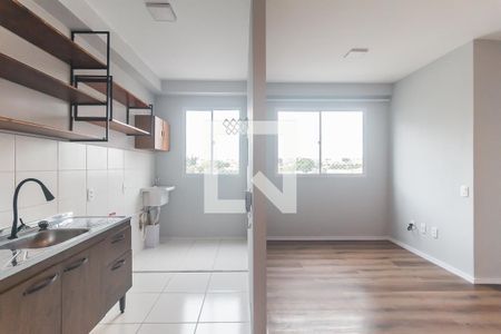 Sala/Cozinha de apartamento para alugar com 2 quartos, 48m² em Vila Monteiro, Poá