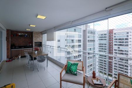 Varanda Gourmet de apartamento para alugar com 3 quartos, 162m² em Cerâmica, São Caetano do Sul