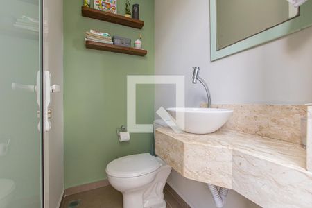 Lavabo de casa de condomínio para alugar com 4 quartos, 191m² em Santa Felicidade, Curitiba