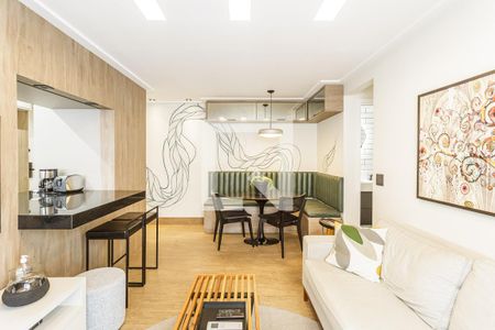 Sala de apartamento para alugar com 2 quartos, 82m² em Itaim Bibi, São Paulo
