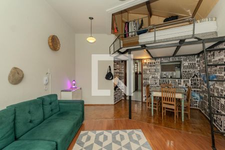 Sala de apartamento para alugar com 1 quarto, 35m² em Centro, São Paulo