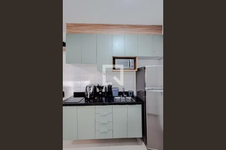 Cozinha de kitnet/studio à venda com 1 quarto, 27m² em Paraíso, São Paulo
