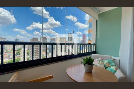 Varanda de kitnet/studio para alugar com 1 quarto, 25m² em Pinheiros, São Paulo