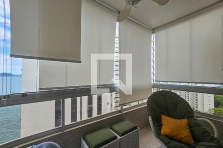 varanda  de apartamento para alugar com 3 quartos, 120m² em Jardim Asturias, Guarujá