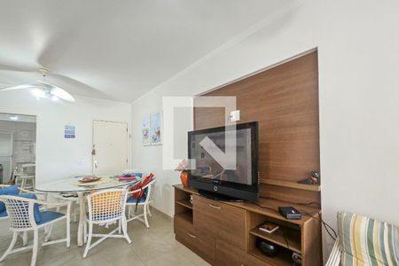 Sala de apartamento para alugar com 3 quartos, 120m² em Jardim Asturias, Guarujá
