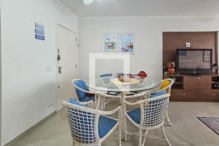 Sala de apartamento para alugar com 3 quartos, 120m² em Jardim Asturias, Guarujá