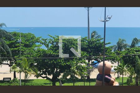 Vista da Sala de apartamento para alugar com 1 quarto, 60m² em Boqueirão, Santos