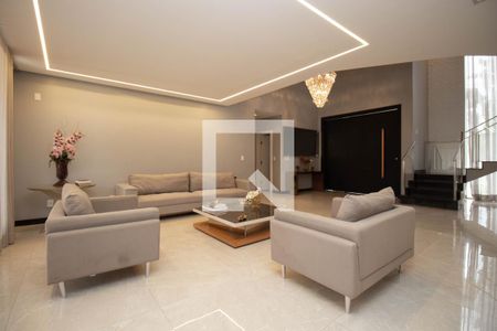 Sala 1 de casa de condomínio para alugar com 4 quartos, 827m² em Condomínio Mansões Entrelagos, Brasília