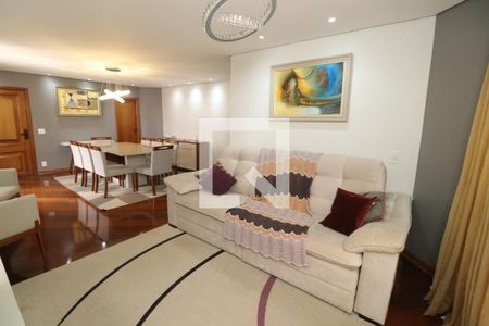 Sala de apartamento para alugar com 3 quartos, 160m² em Jardim, Santo André