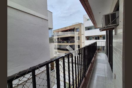 Varanda  de apartamento à venda com 3 quartos, 83m² em R. Bandeirantes, Rio de Janeiro