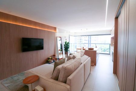 Sala / Cozinha de apartamento à venda com 2 quartos, 78m² em Campo Belo, São Paulo