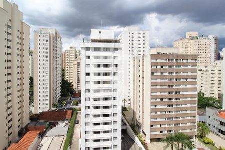 Vista de apartamento para alugar com 1 quarto, 27m² em Indianópolis, São Paulo