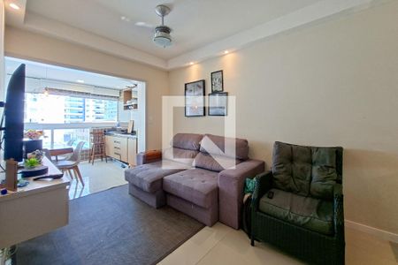 Sala de apartamento para alugar com 2 quartos, 73m² em Boqueirão, Praia Grande