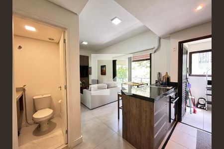 Sala de apartamento à venda com 1 quarto, 49m² em Jardim Paulistano, São Paulo