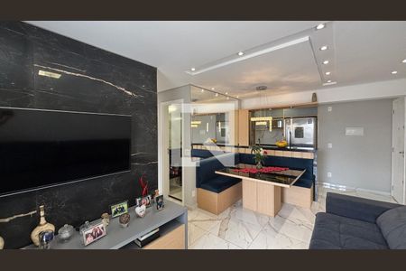 Sala - Sala de Jantar de apartamento para alugar com 3 quartos, 67m² em Vila Metalúrgica, Santo André