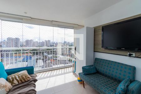 Varanda da Sala de apartamento à venda com 2 quartos, 96m² em Bom Retiro, São Paulo
