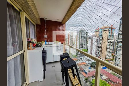 Varanda  de apartamento para alugar com 2 quartos, 122m² em Jardim, Santo André
