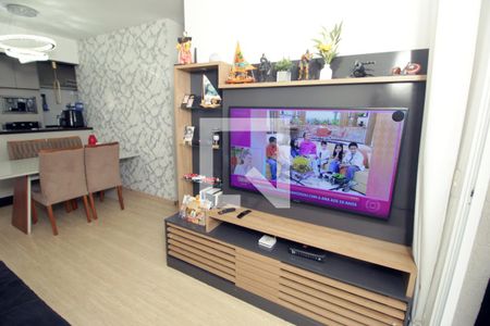 Sala de apartamento à venda com 3 quartos, 67m² em Vila Metalúrgica, Santo André